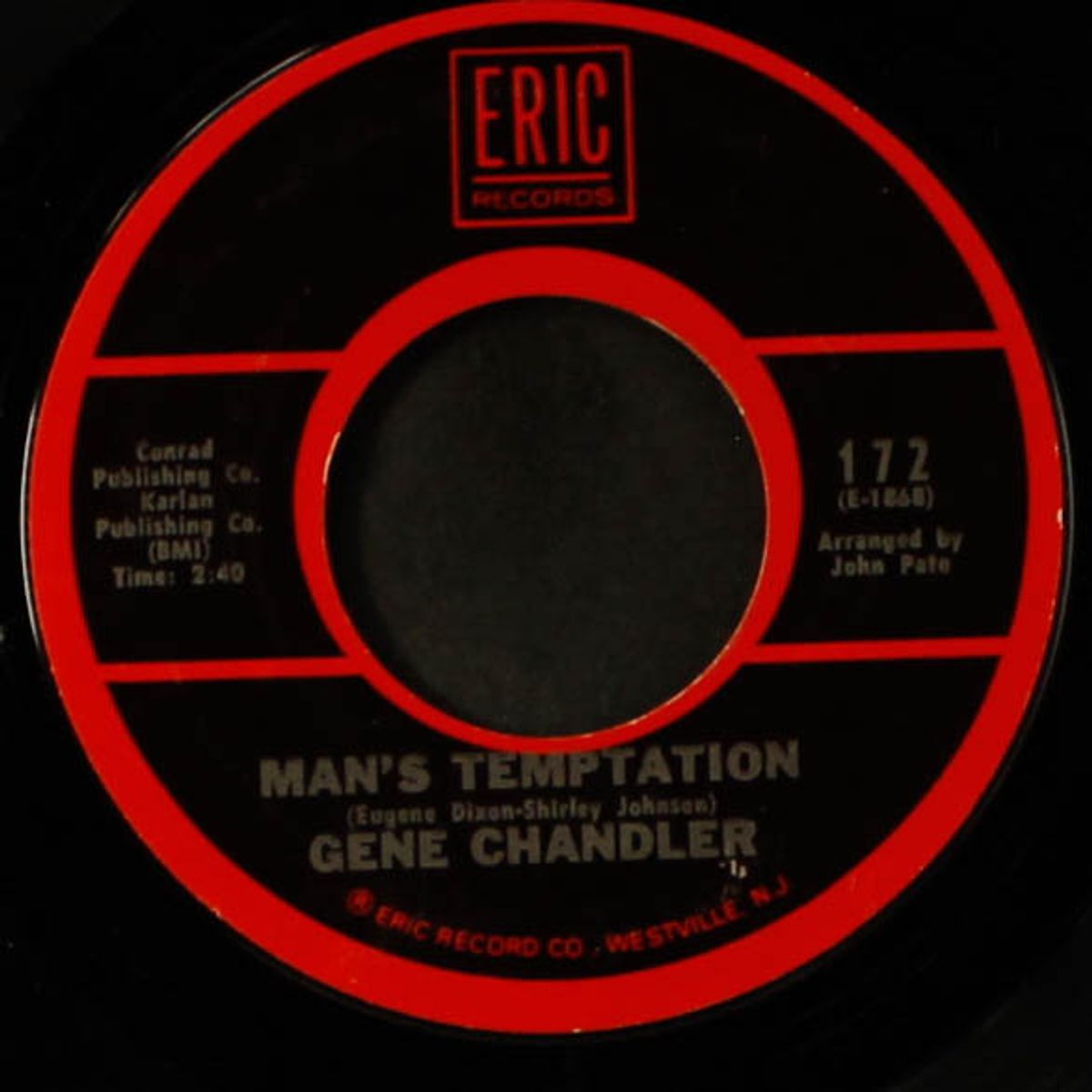 rainbow / man's temptation by GENE CHANDLER
