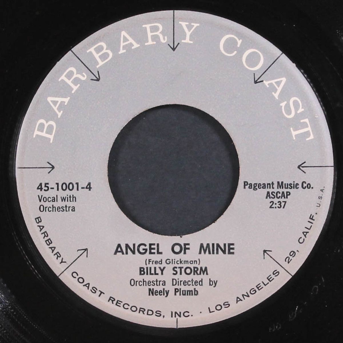 the way to my heart / angel of min by BILLY STORM