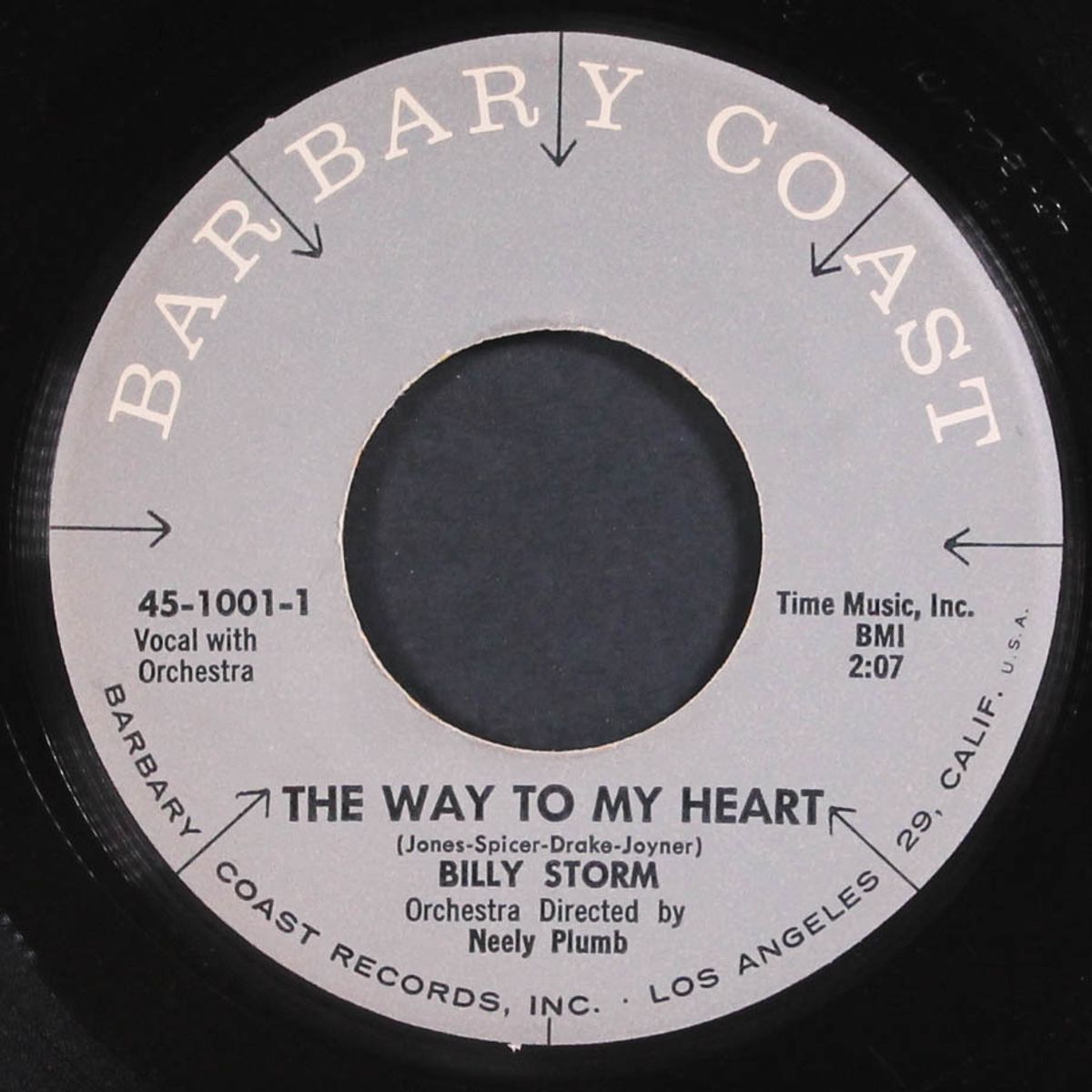 the way to my heart / angel of min by BILLY STORM
