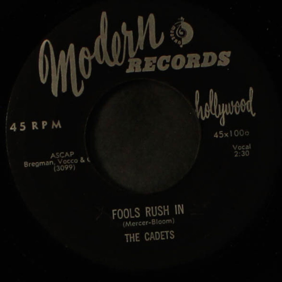 fools rush in / i'll be spinning by CADETS