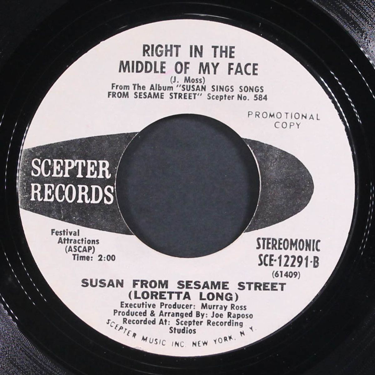 abc song / right in the middle of my face by SUSAN FROM SESAME STREET