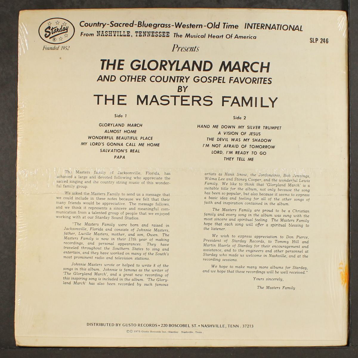 the gloryland march by MASTERS FAMILY