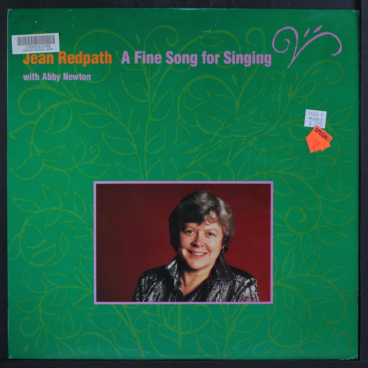 a fine song for singing by JEAN REDPATH