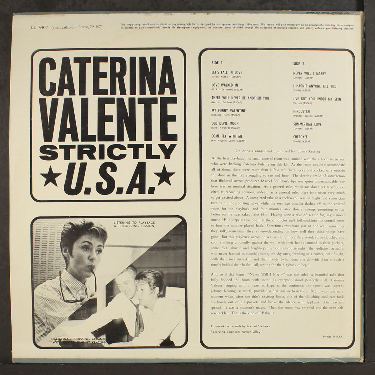 strictly u.s.a. by CATERINA VALENTE