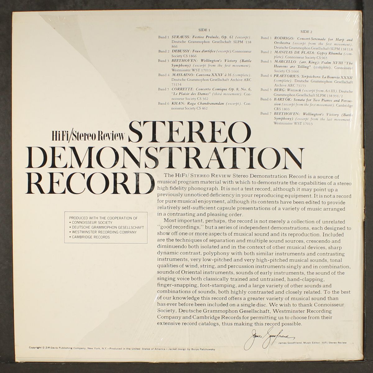 stereo demonstration record by SPECIAL INTEREST