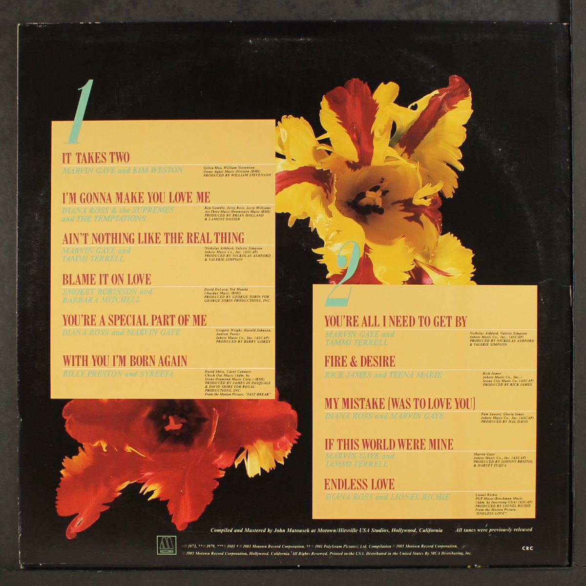 all the great motown love song duets by VARIOUS