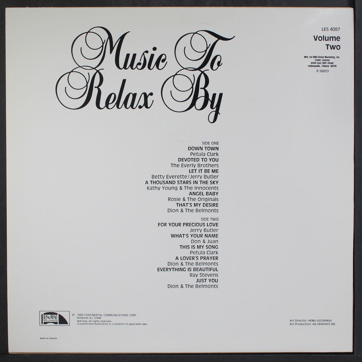 music to relax by, vol. 2 by VARIOUS