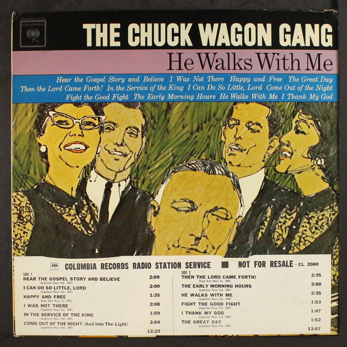he walks with me by CHUCK WAGON GANG