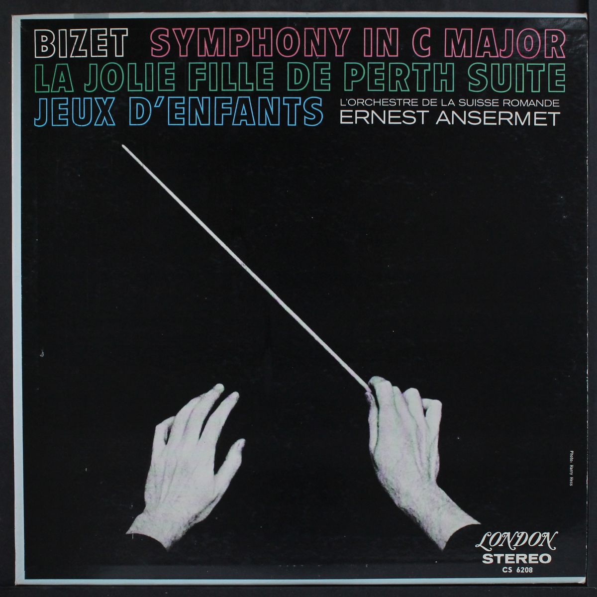bizet: symphony in c majorl by ERNEST ANSERMET