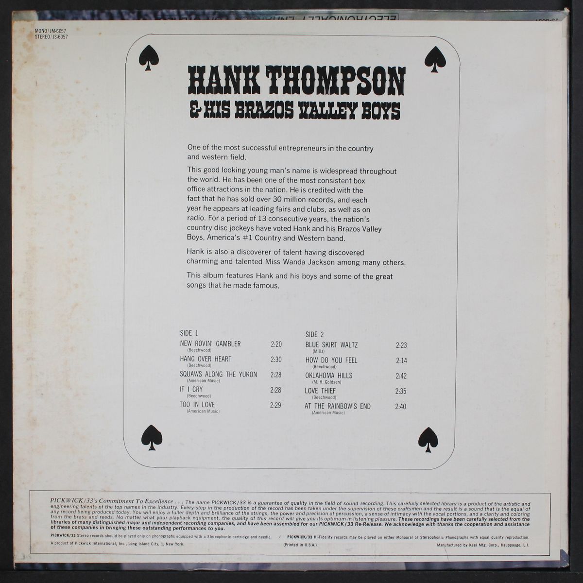 hank thompson by HANK THOMPSON