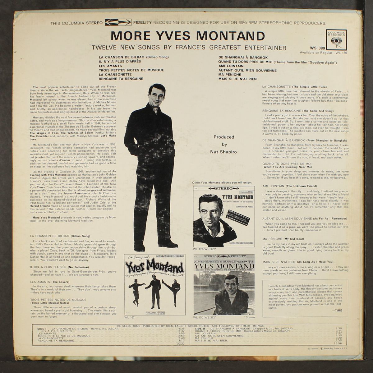 more by YVES MONTAND