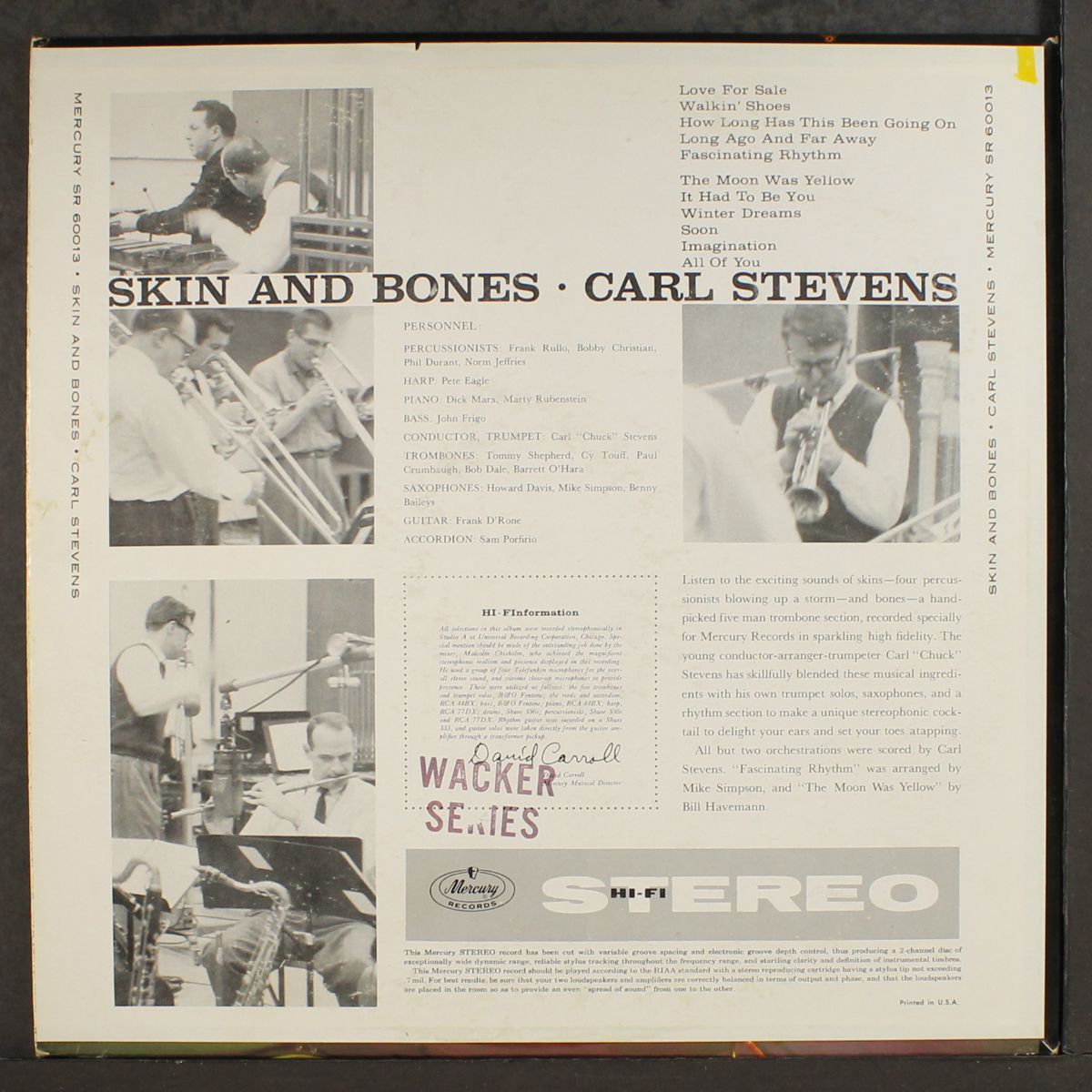 skin and bones by CARL STEVENS