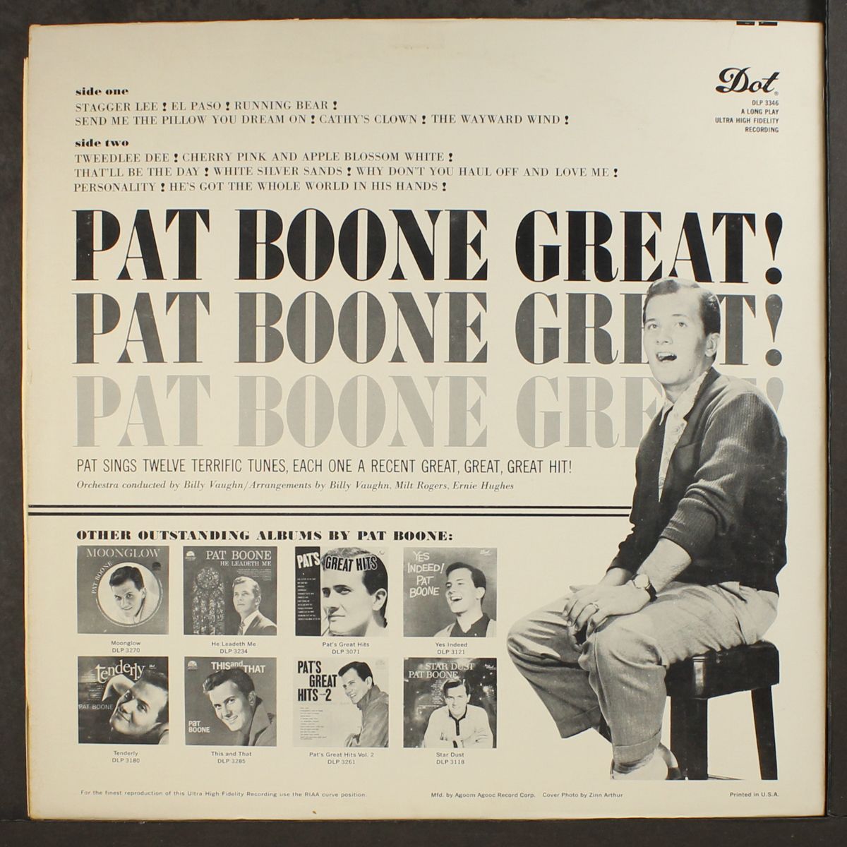 great! great! great! by PAT BOONE