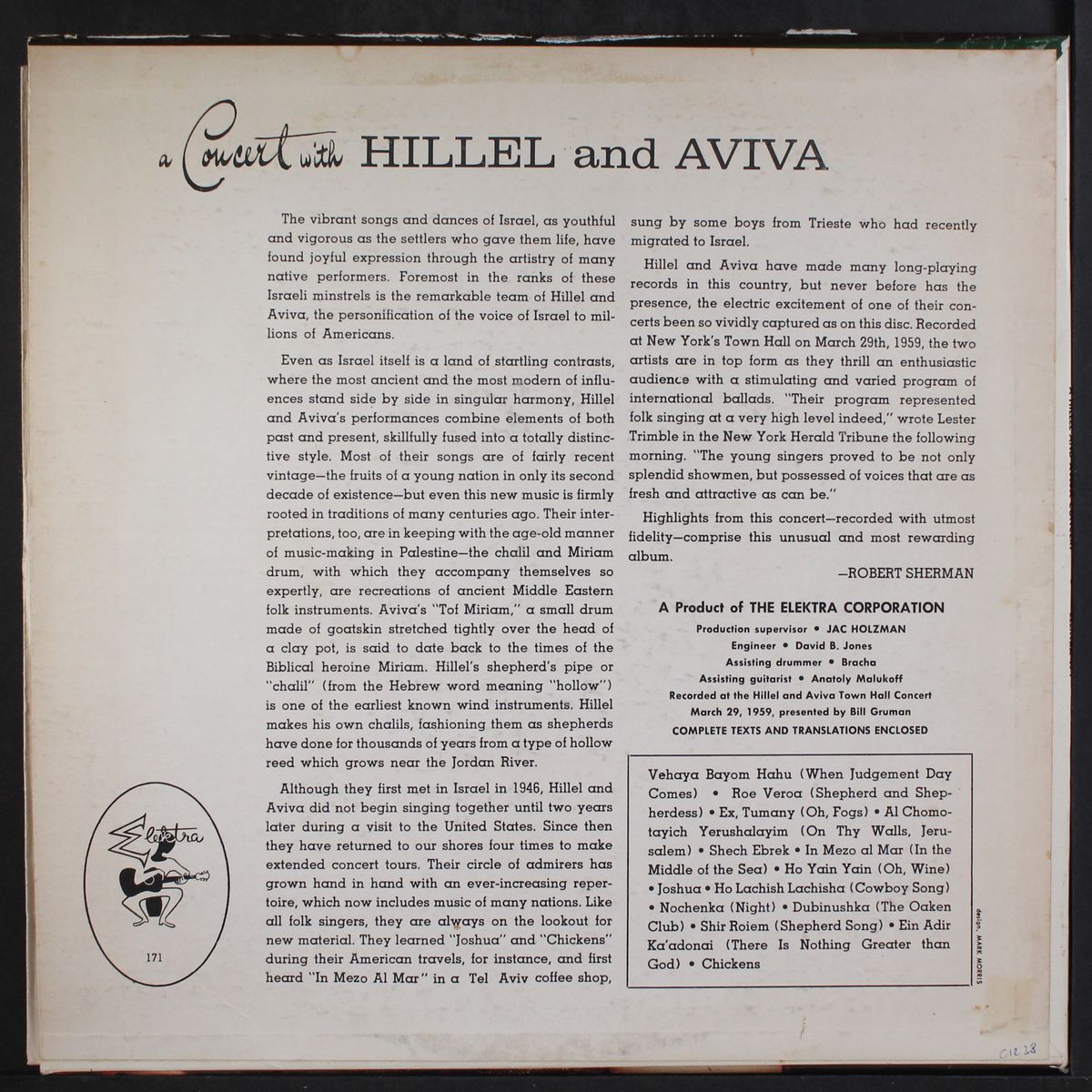 a concert with by HILLEL & AVIVA