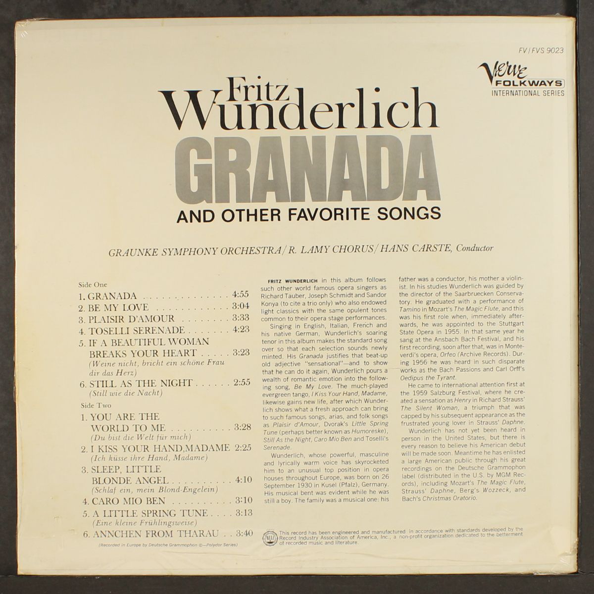 granada by FRITZ WUNDERLICH