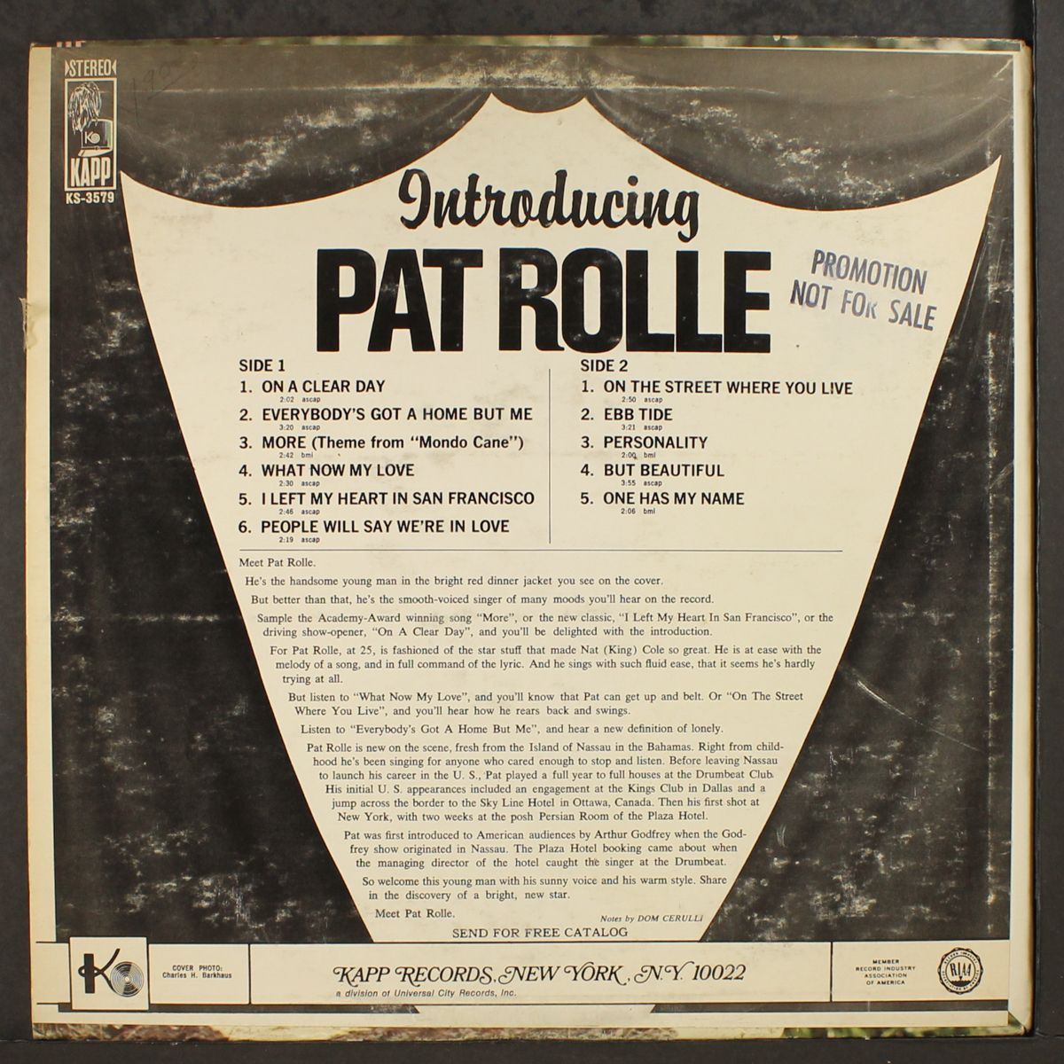 introducing by PAT ROLLE