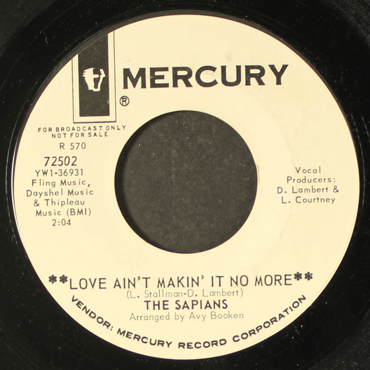 love ain't makin it no more / ask yourself why babe by SAPIANS