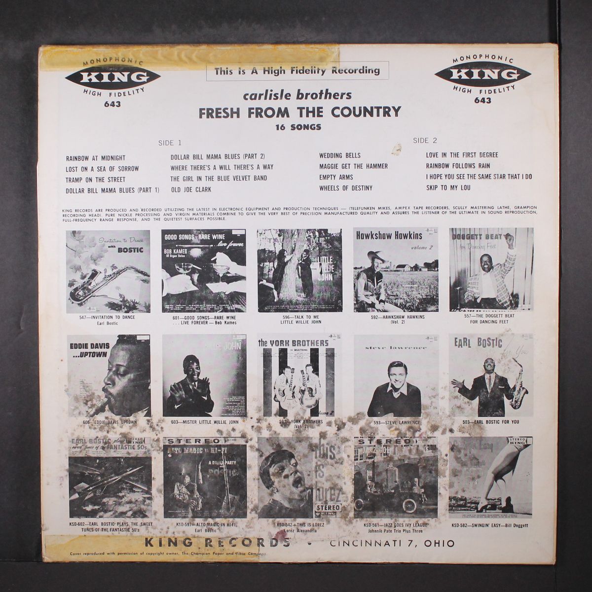 fresh from the country by CARLISLE BROTHERS