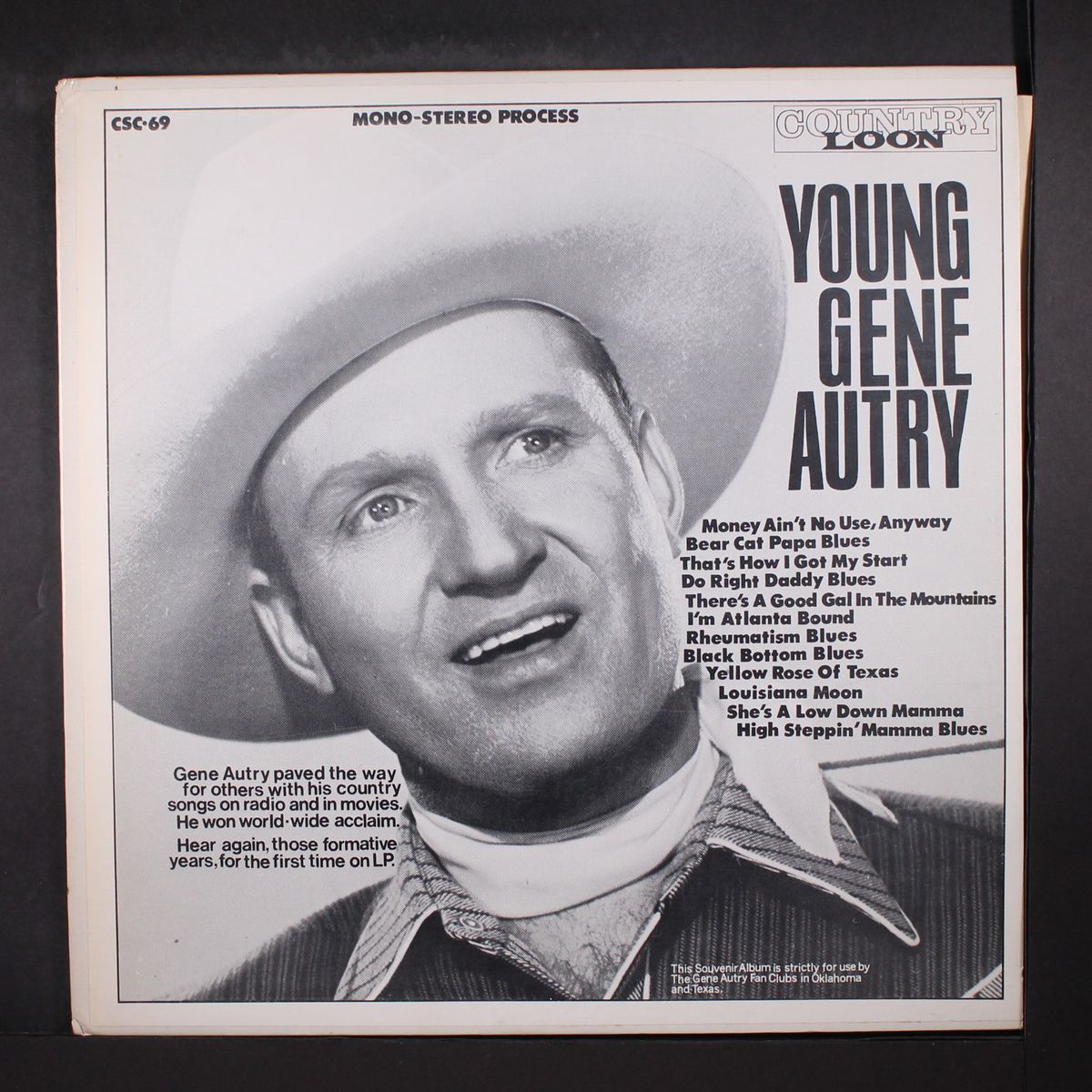 young gene autry by GENE AUTRY