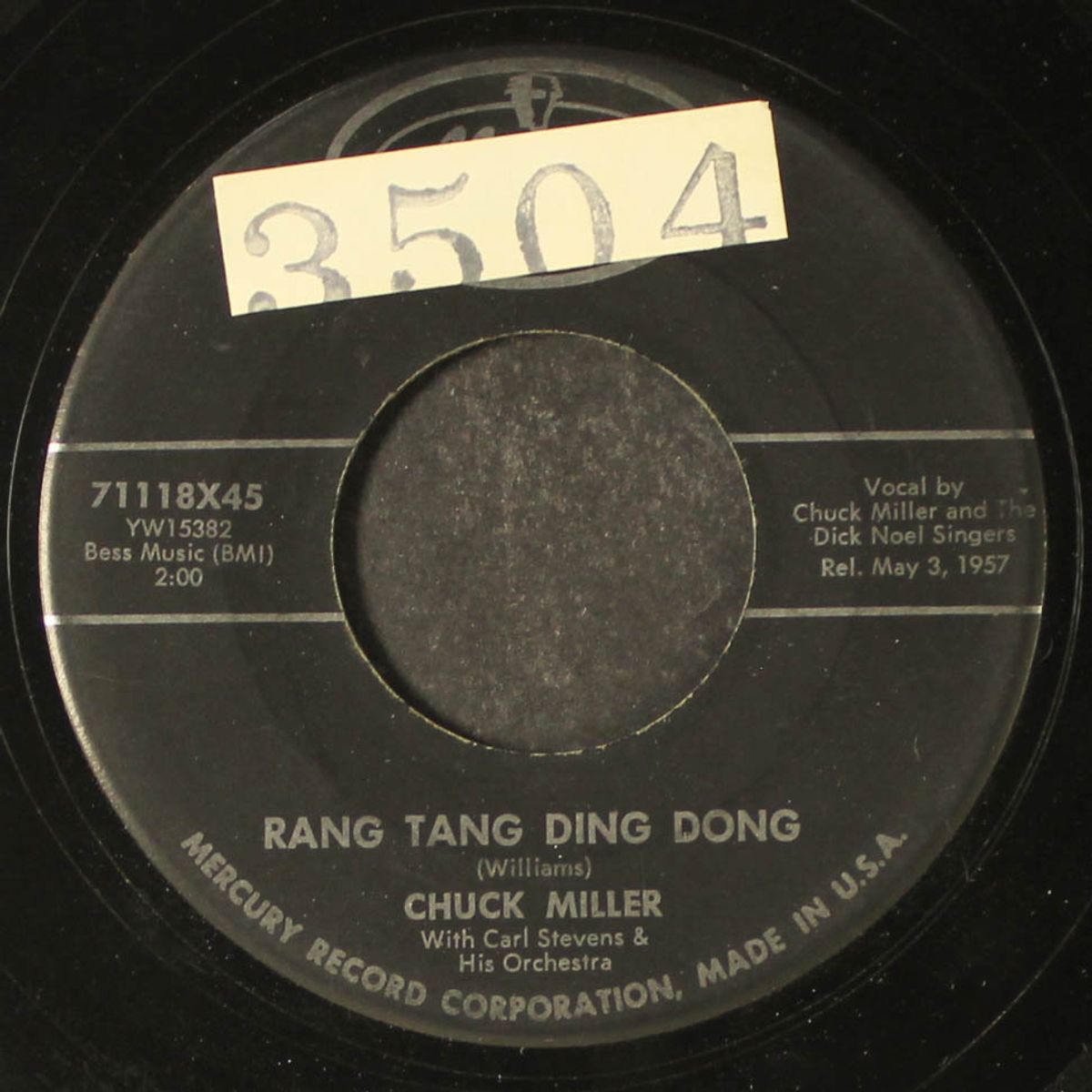 bye, bye, love / rang tang ding dong by CHUCK MILLER