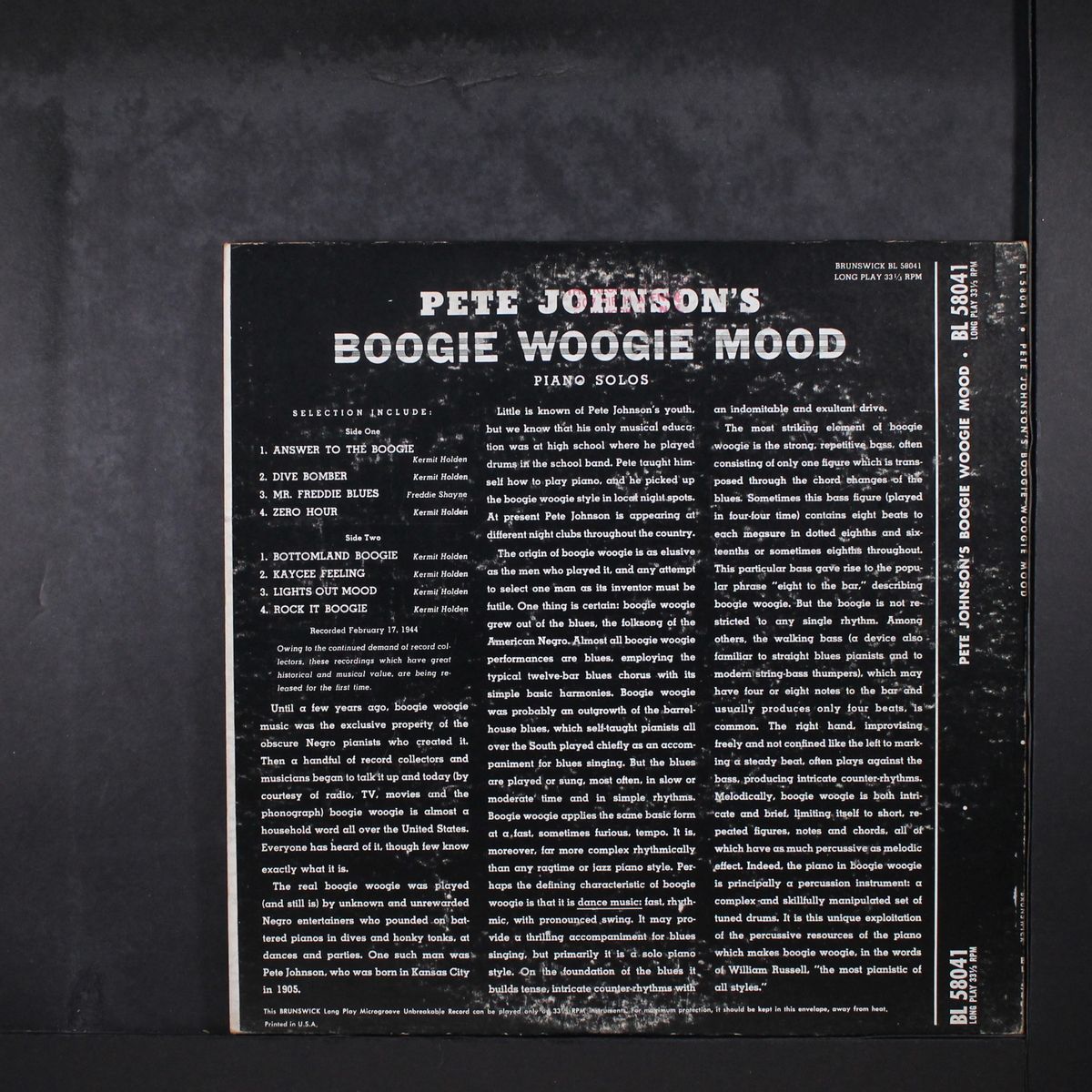 boogie woogie mood by PETE JOHNSON