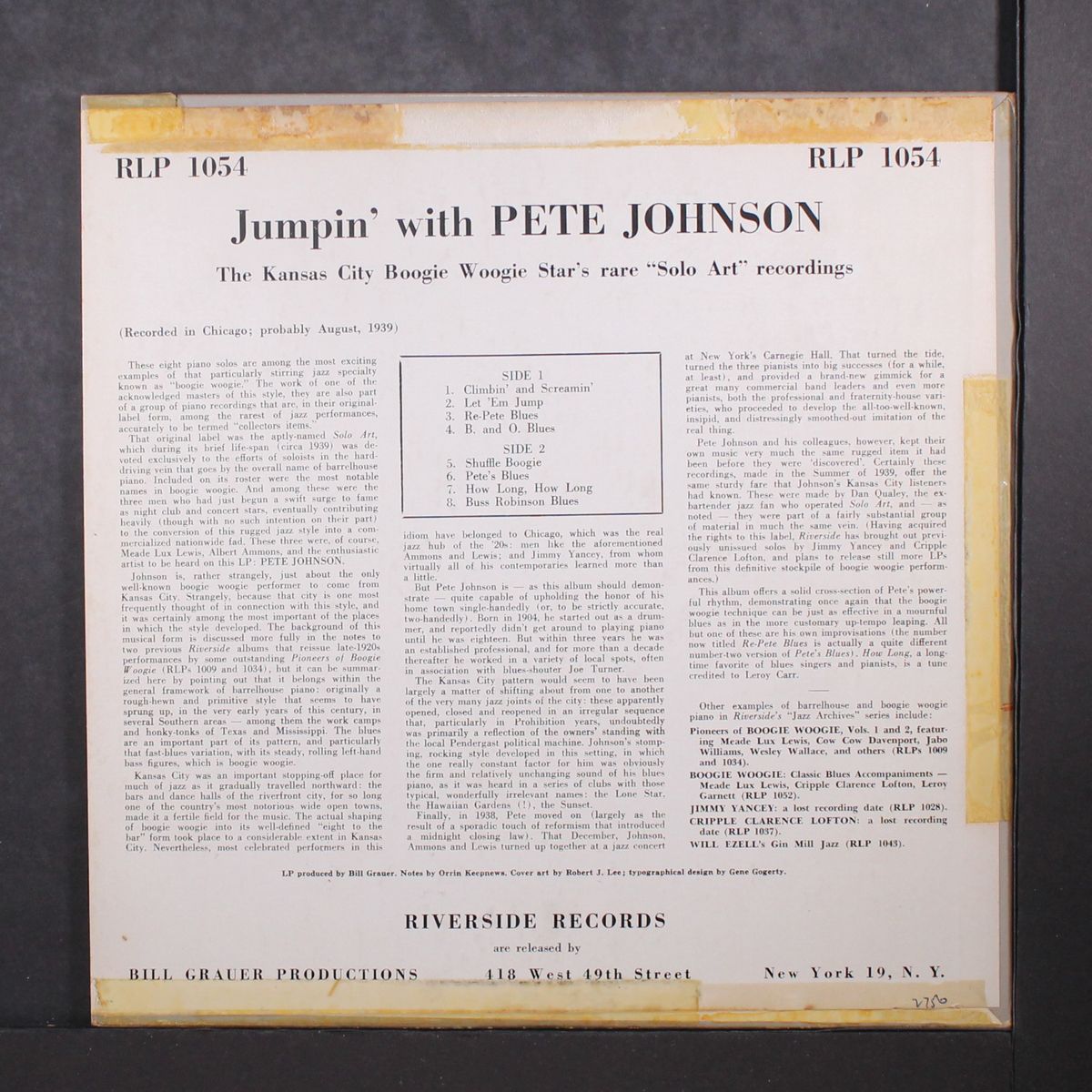 jumpin' with by PETE JOHNSON