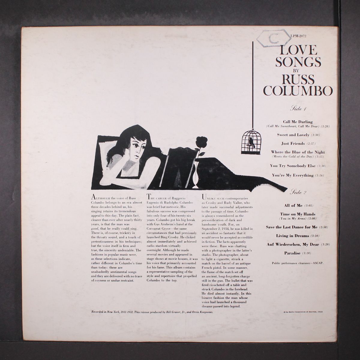 love songs by RUSS COLUMBO