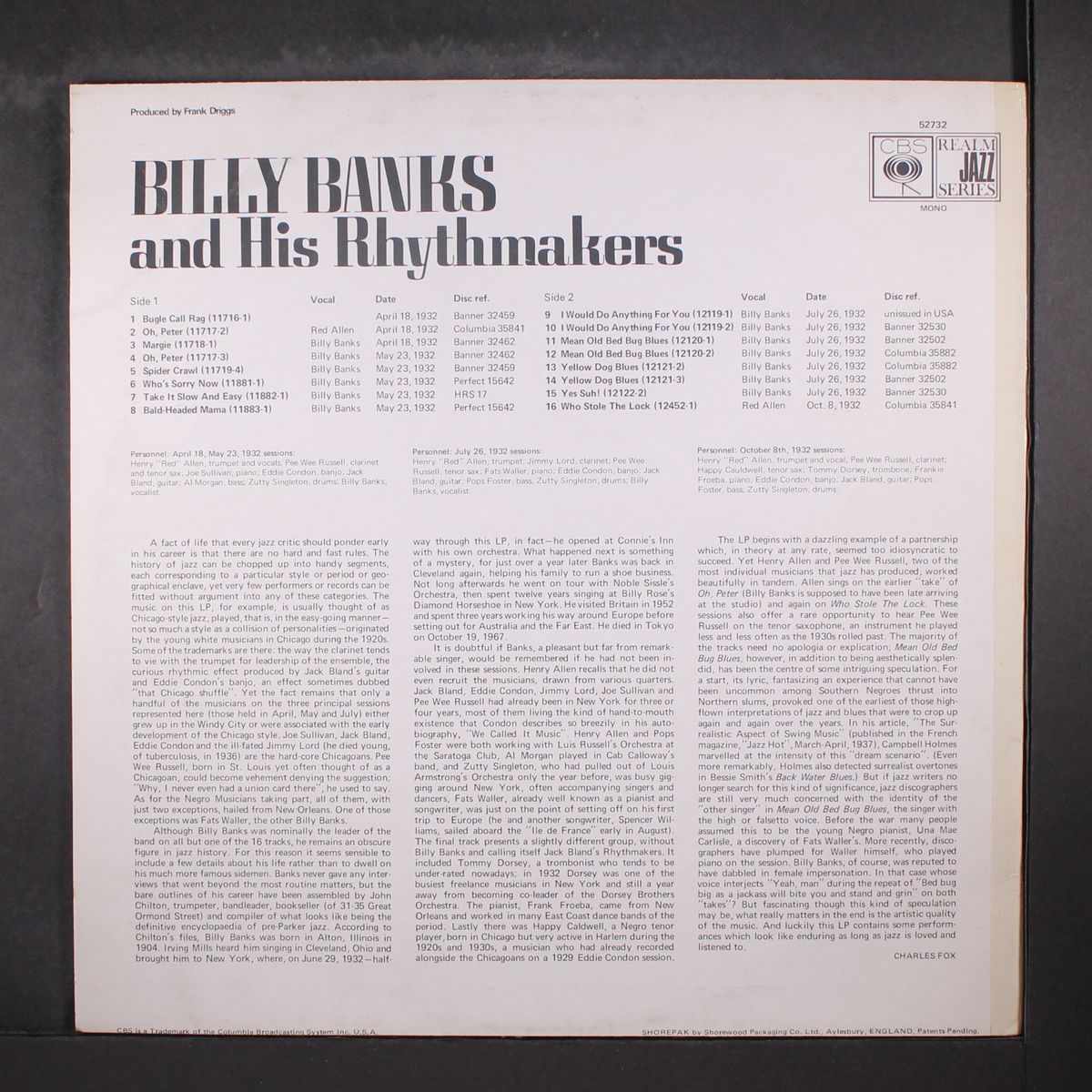and his rhythmakers by BILLY BANKS