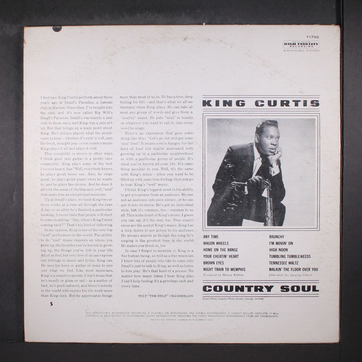 country soul by KING CURTIS