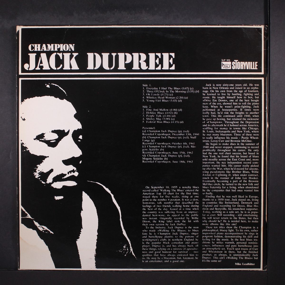 champion jack dupree by CHAMPION JACK DUPREE