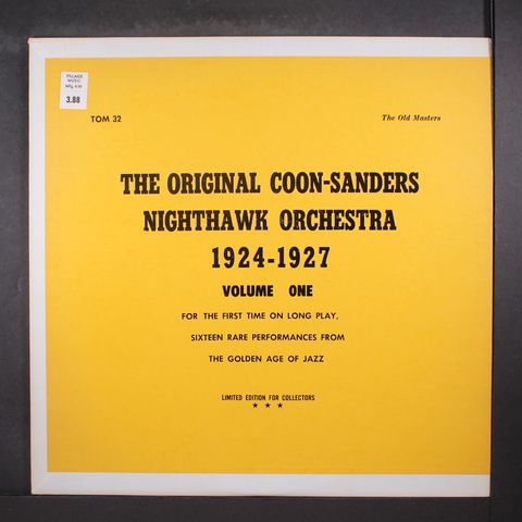 COON - SANDERS NIGHTHAWK ORCHESTRA