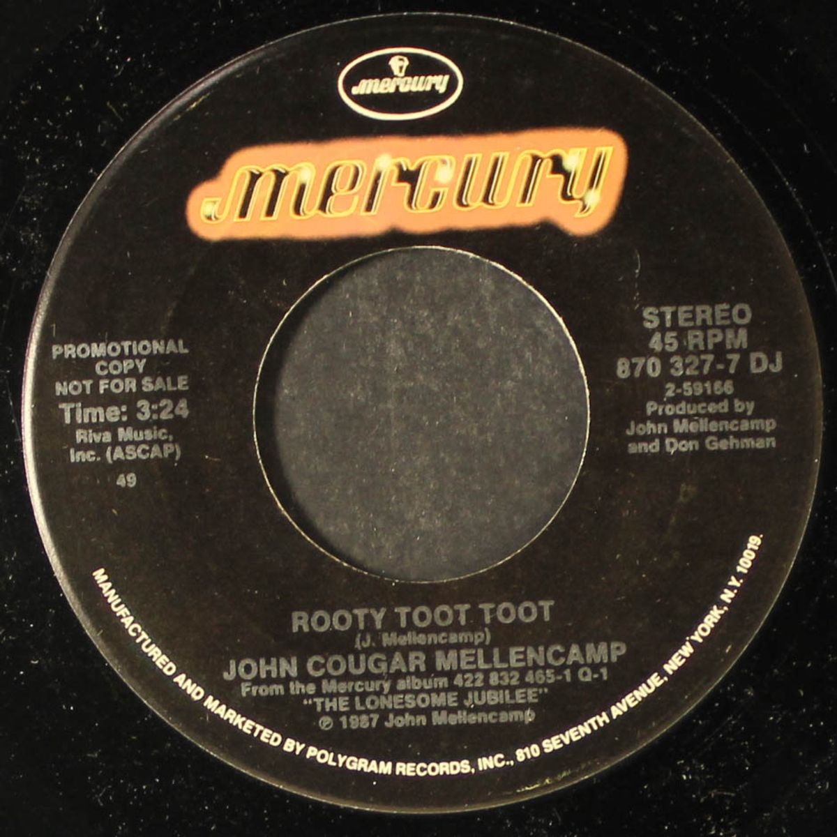 rooty toot toot by JOHN COUGAR MELLENCAMP