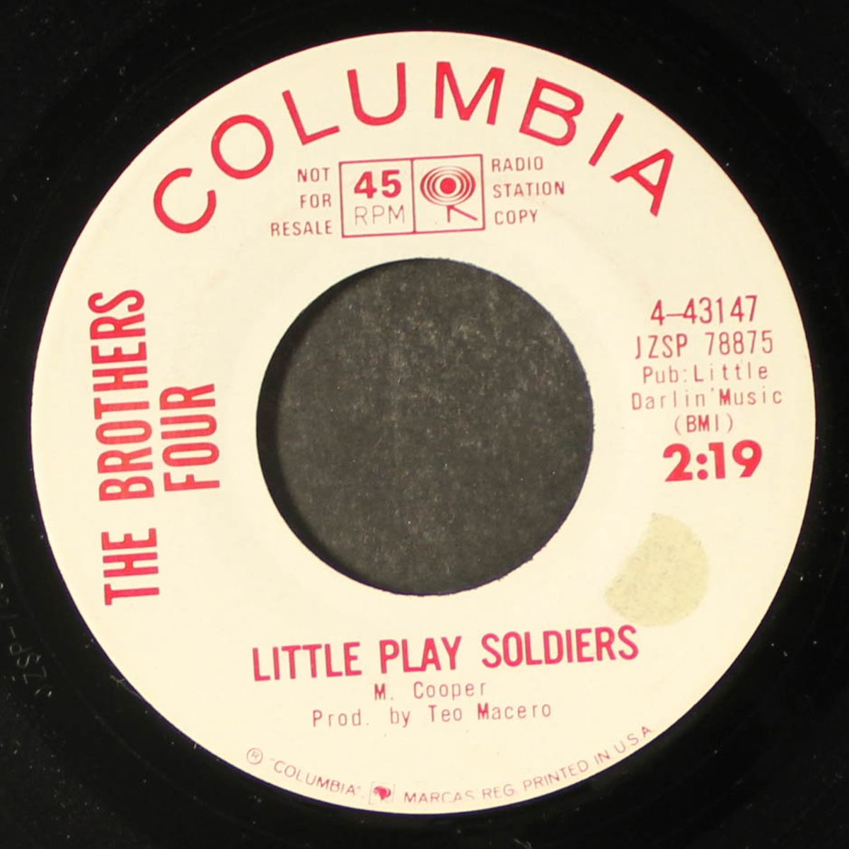 little play soldiers by BROTHERS FOUR