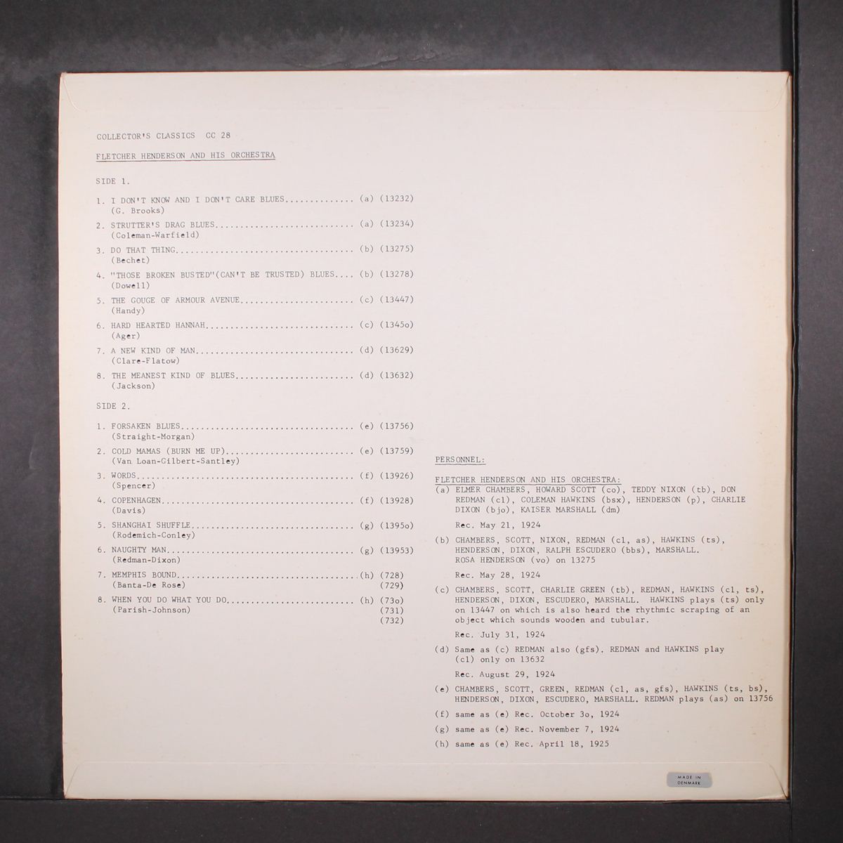 fletcher henderson and his orchestra vol. 2 by FLETCHER HENDERSON