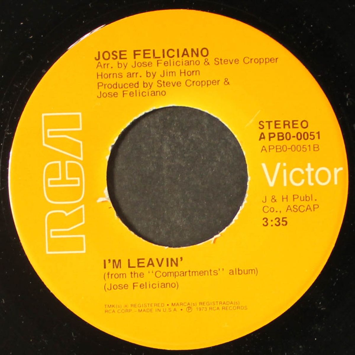 i'm leavin' / yes we can by JOSE FELICIANO