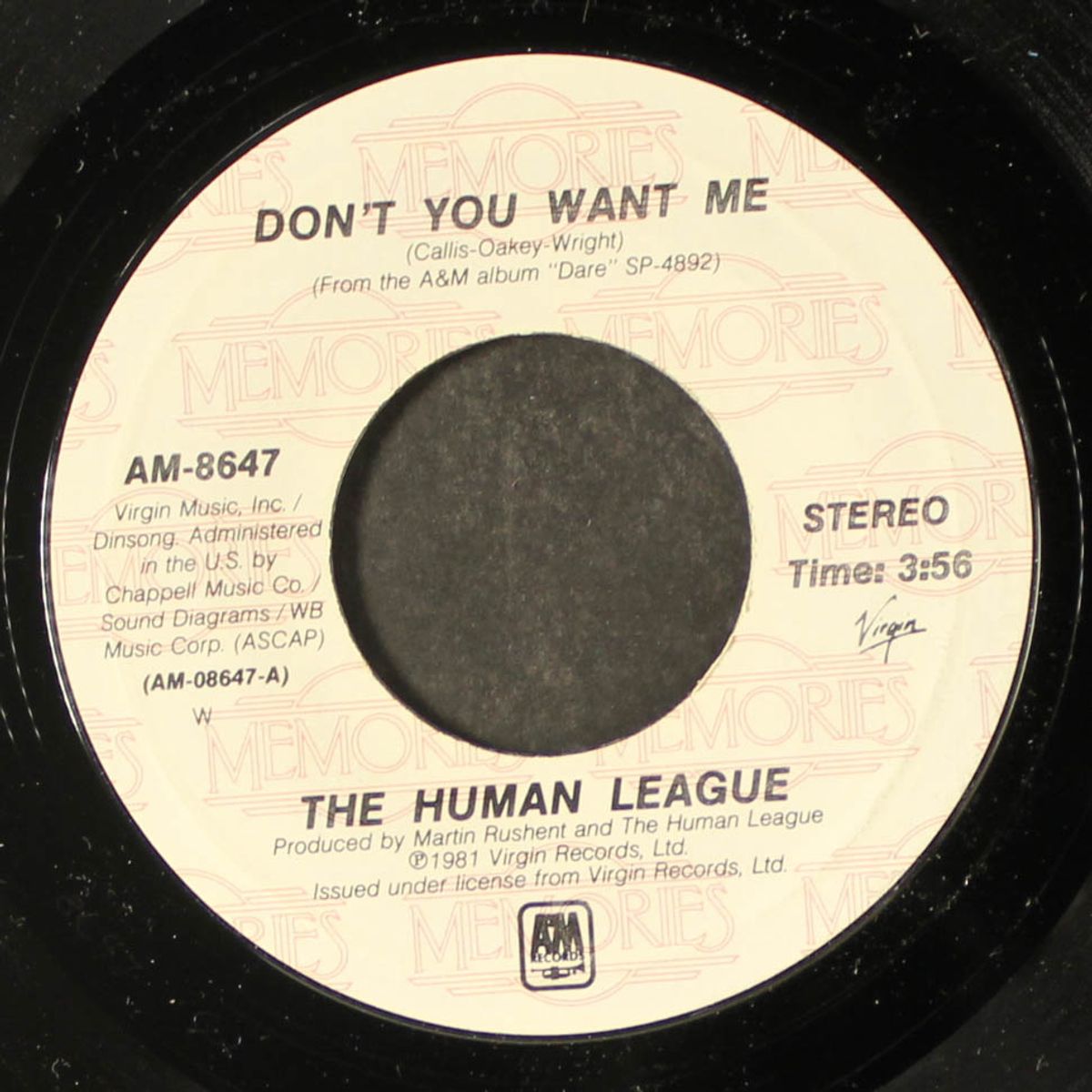 don't you want me / love action by HUMAN LEAGUE