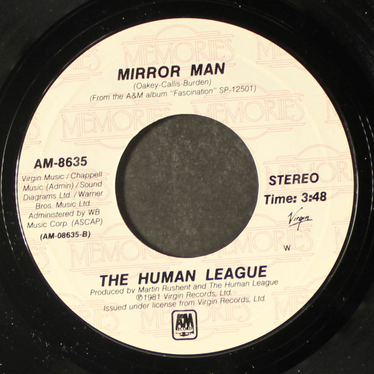 fascination / mirror man by HUMAN LEAGUE