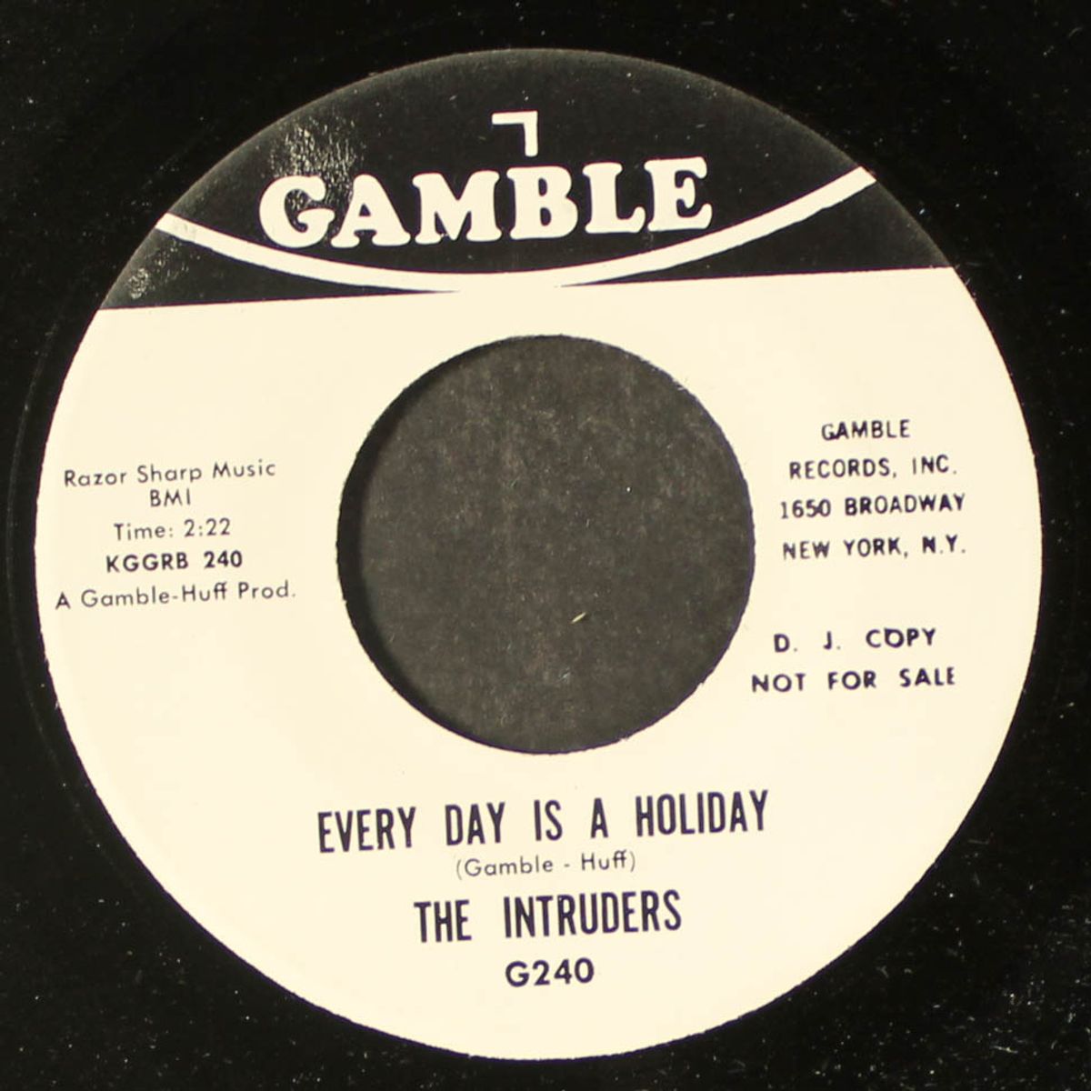every day is a holiday / old love by INTRUDERS