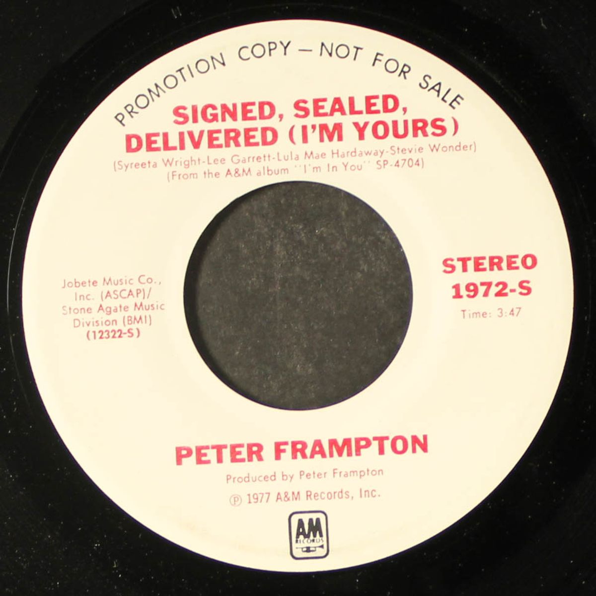 signed sealed delivered by PETER FRAMPTON
