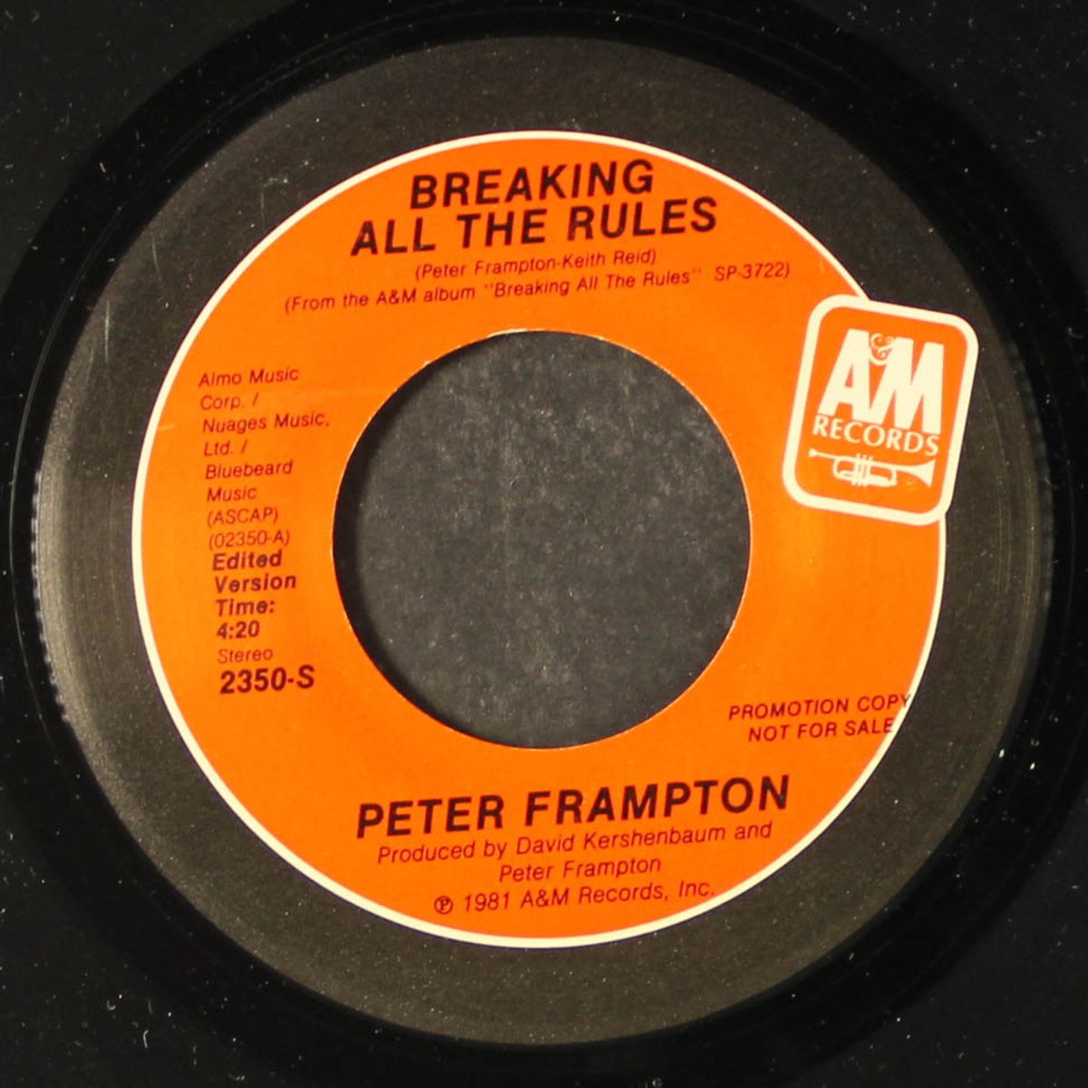 breaking all the rules by PETER FRAMPTON