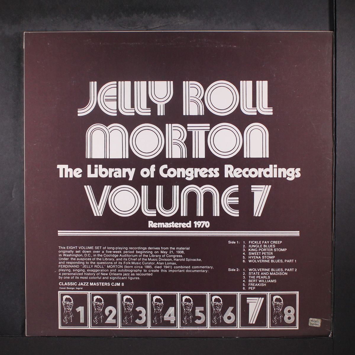 the library of congress recordings volume 7 by JELLY ROLL MORTON