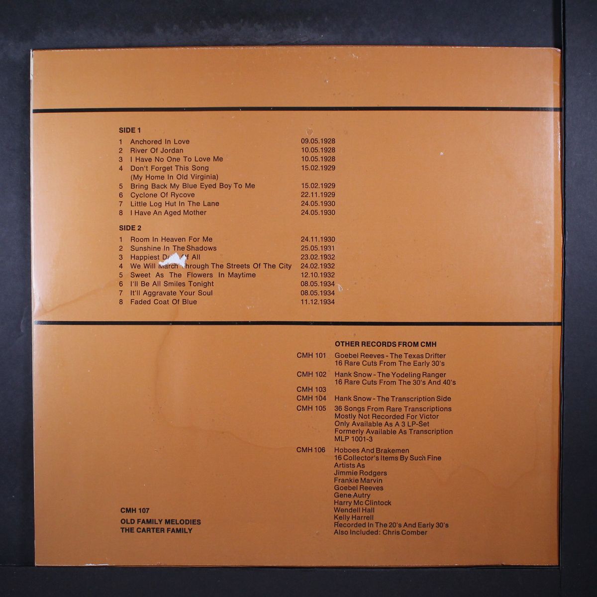old family melodies by CARTER FAMILY