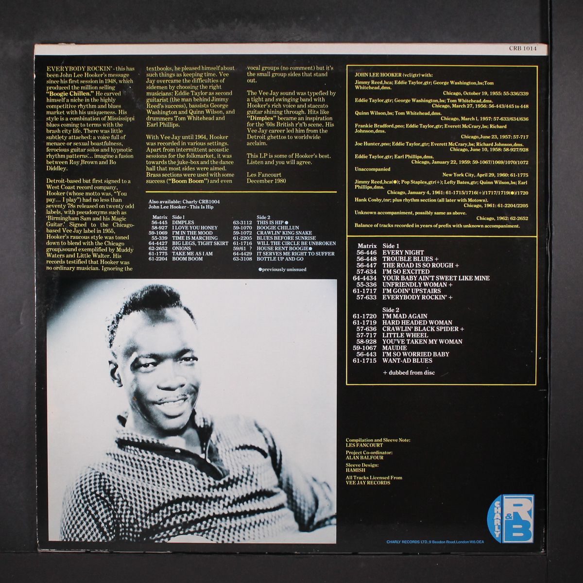 everybody rockin' by JOHN LEE HOOKER
