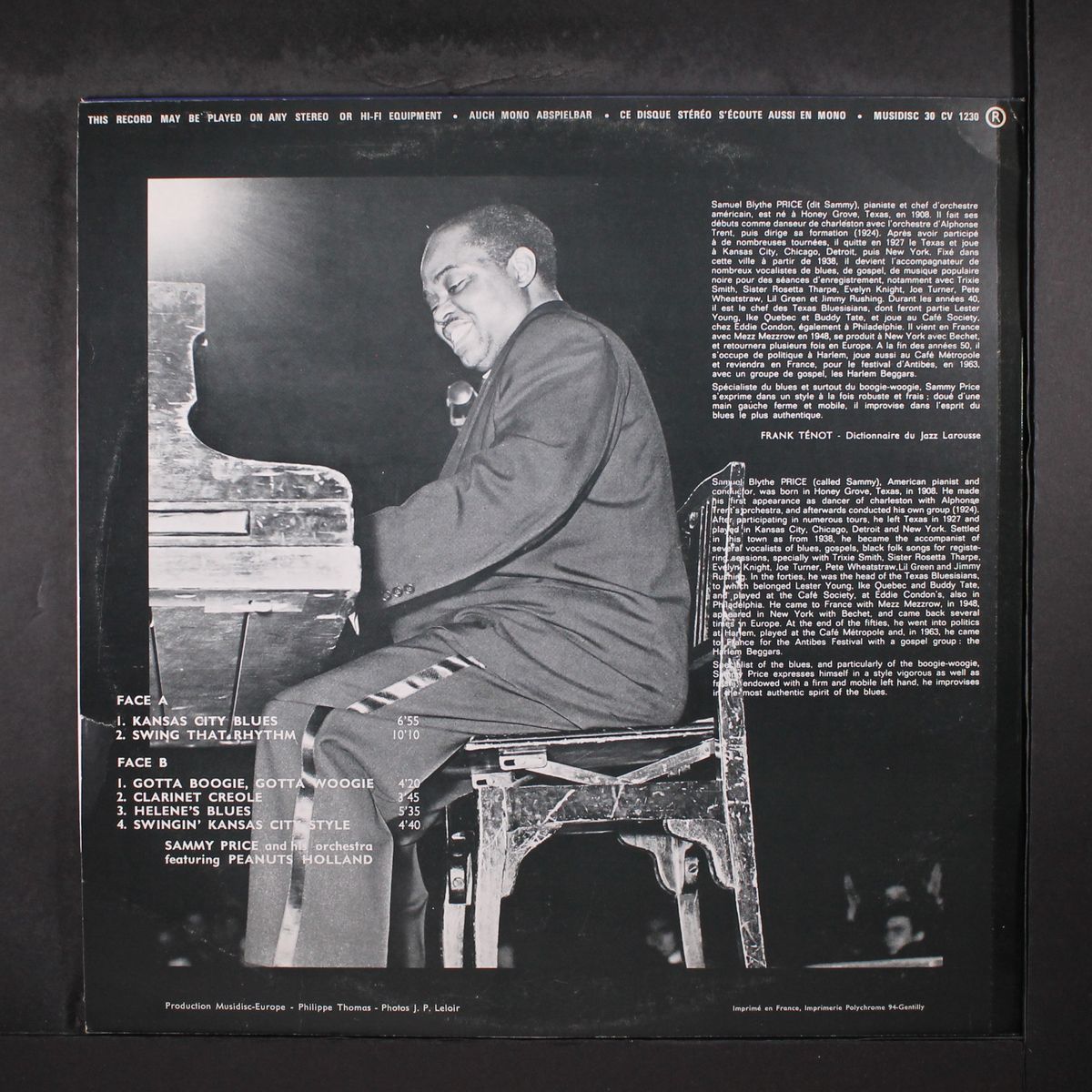 boogie woogie and kansas city jazz by SAMMY PRICE