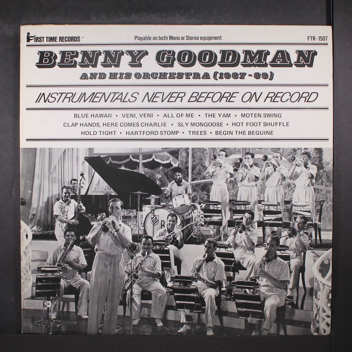 instrumentals never before on record by BENNY GOODMAN