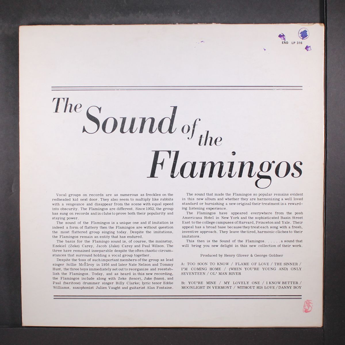the sound of the flamingos by FLAMINGOS