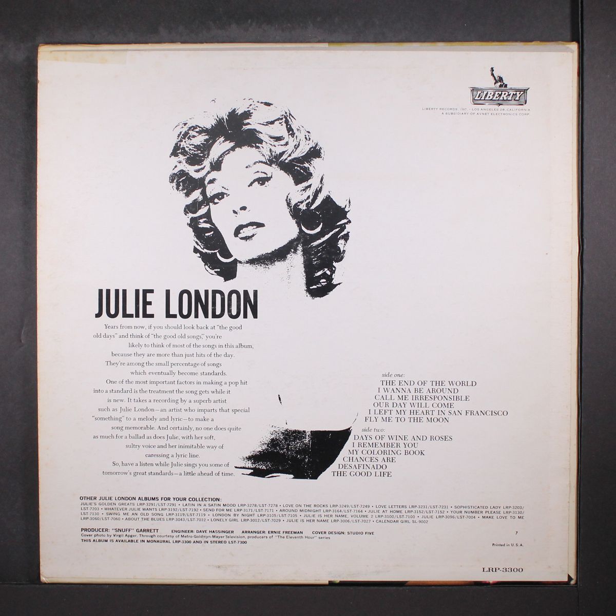 the good life by JULIE LONDON