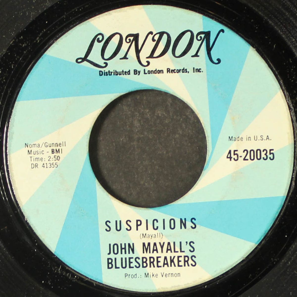 suspicions / oh pretty woman by JOHN MAYALL'S BLUESBREAKERS