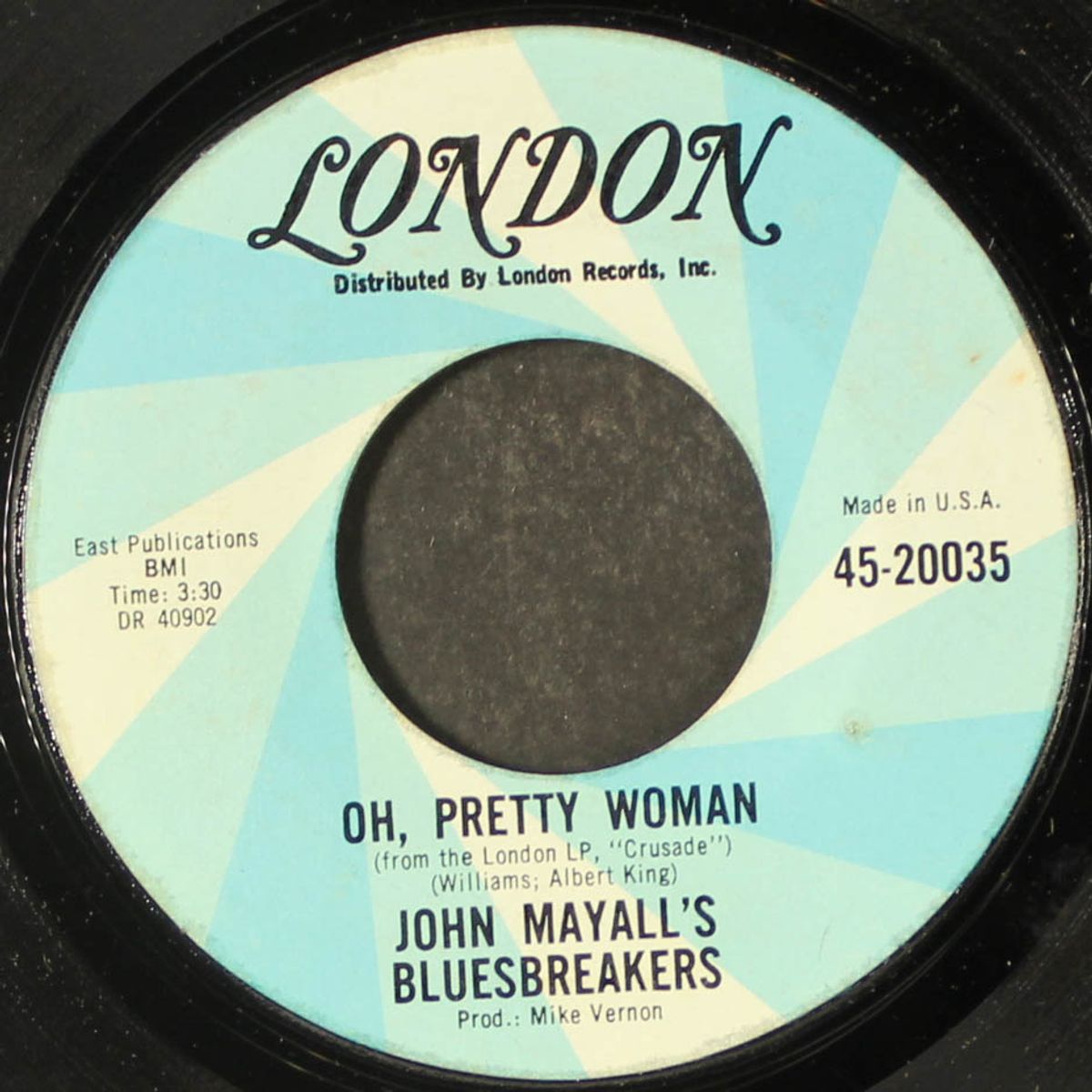 suspicions / oh pretty woman by JOHN MAYALL'S BLUESBREAKERS