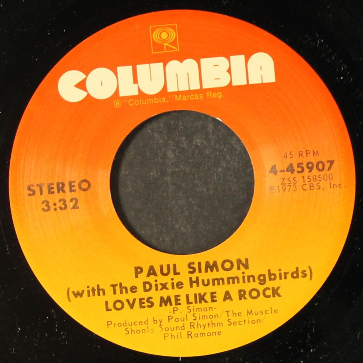 loves me like a rock / learn how to fall by PAUL SIMON W/ DIXIE HUMMINGBIRDS